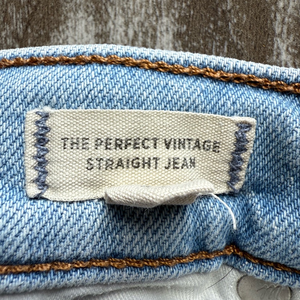Madewell Women's Straight Leg Blue Jeans - Picture 4 of 9